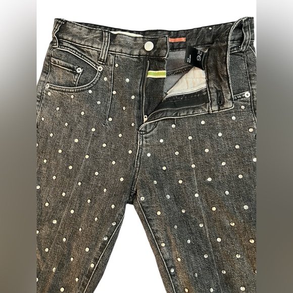 Anthropologie PILCRO Studded Embellished High Rise Slim Jeans Size 26 - Picture 6 of 15